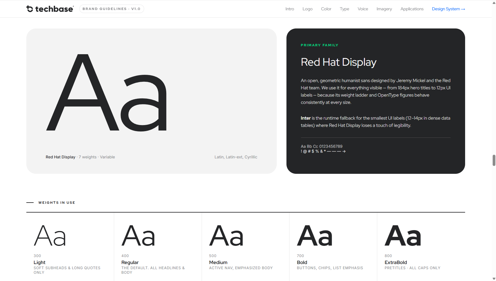 Techbase brand and design system