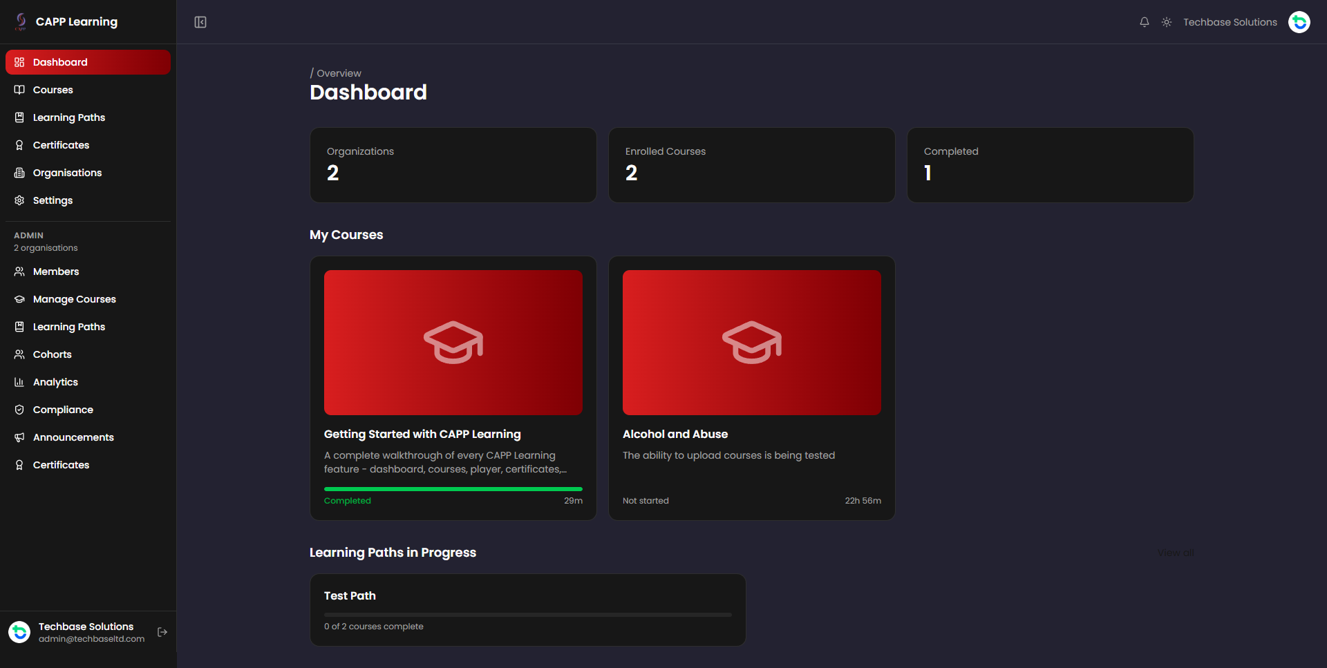 CAPP Learning Management System
